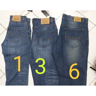 28 31 32 33 34 Celana  JEANS Slim Fit JeanS Pria  Nevada  