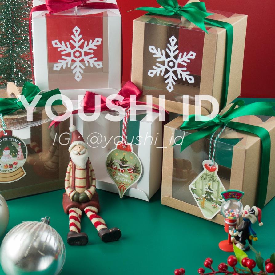 

➯ (5pcs)Dus Kue/Kotak Kue/Carry Box/Giftbox Kue/Dus Chiffon Mini 12x12x12cm ♪