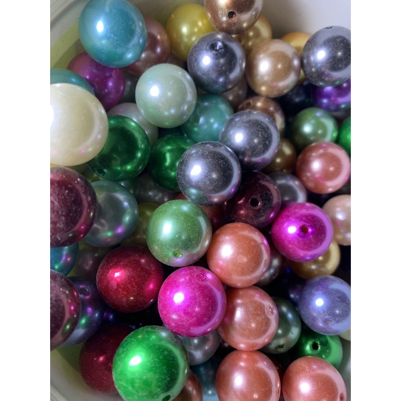 

chunky beads mixed colors 20mm
