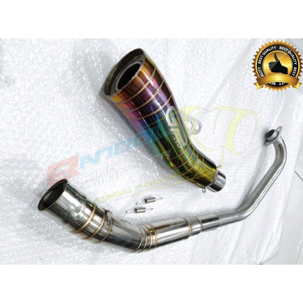 Knalpot Leovince Gp Pro Pelangi - Vixion