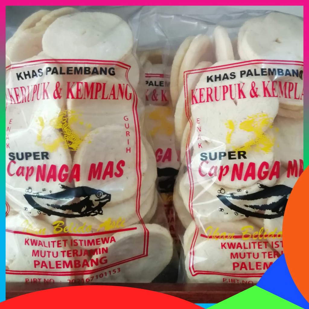 

Kemplang Super Asli Palembang 500 Gram Naga Mas Kerupuk Palembang Ikan Tenggiri