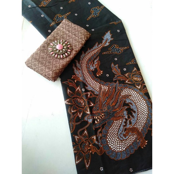 Batik Couple keluarga sania ruffle ori ndoro jowi dnt motif naga.meong M.L.XL.XXL.TERMURAH SHOPEE