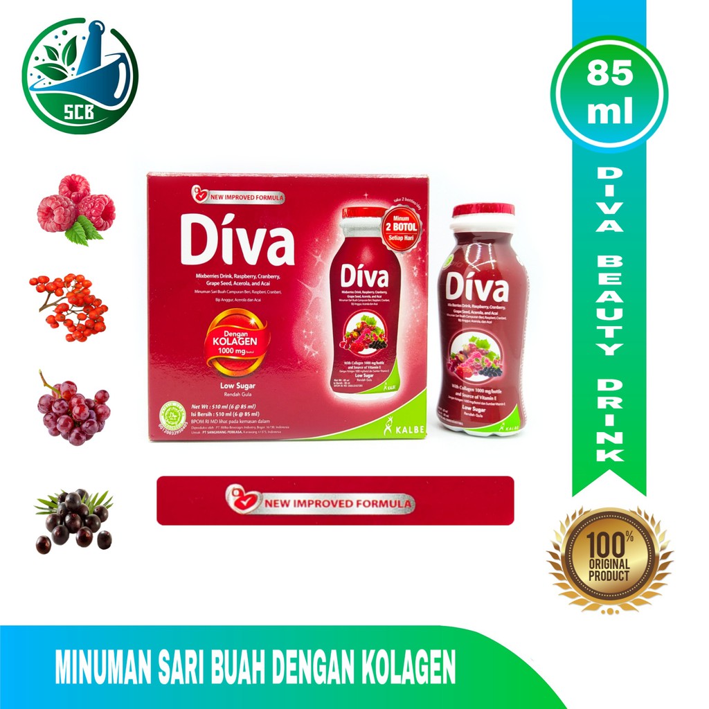Diva Beauty Drink / Diva Collagen Mixberries Drink