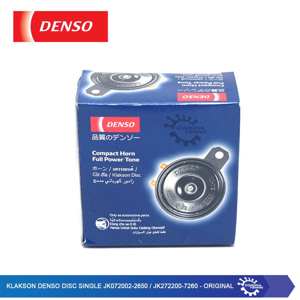 Denso Klakson Disc Single JK072002-2650 / JK272200-7260 - Original