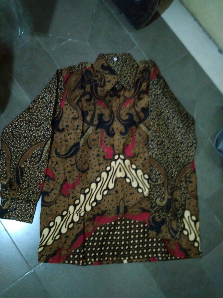 Kemeja Batik Pria Lengan Panjang (motif Amangkurat)
