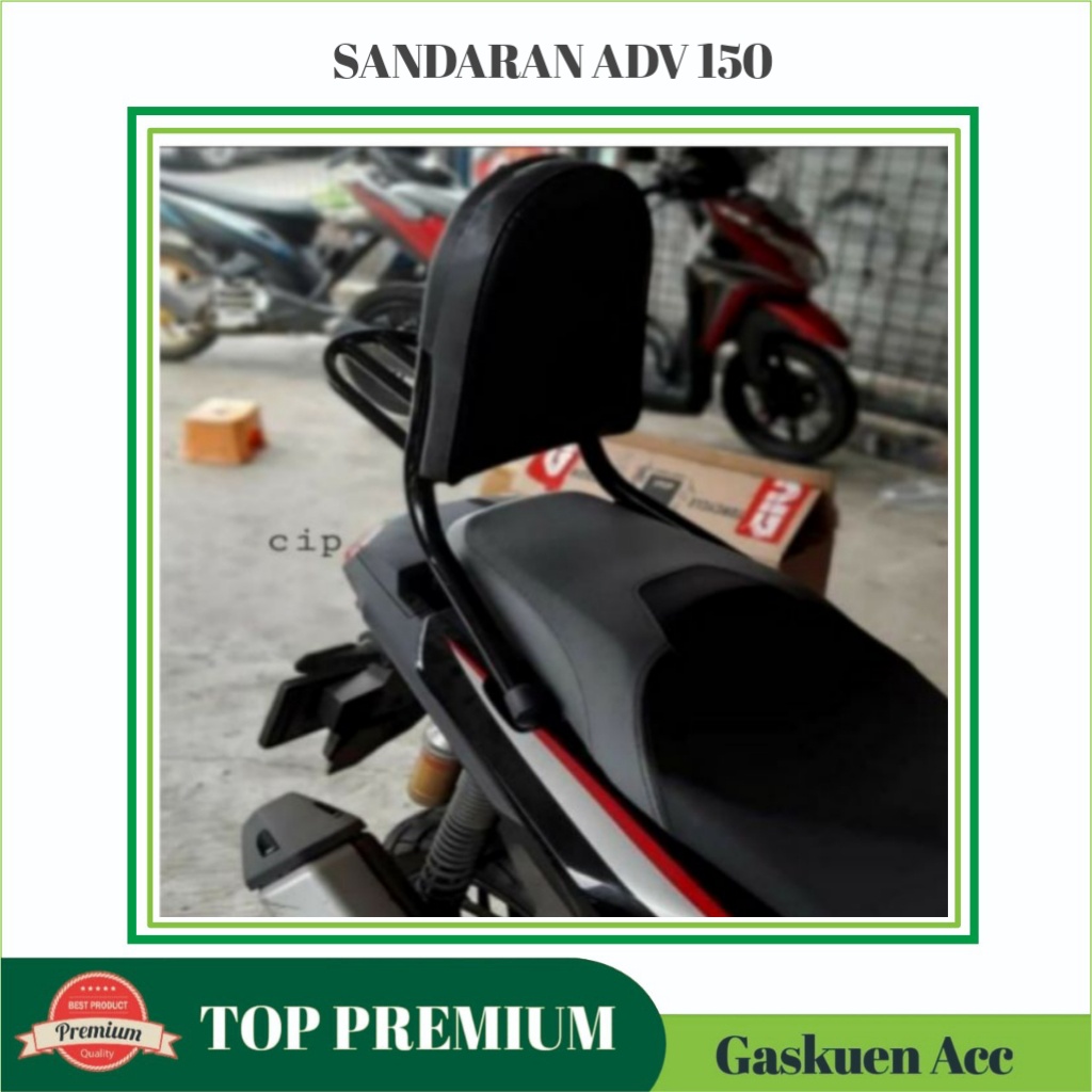 Sandaran Jok Motor Honda ADV 150 Old dan ADV 160 New 2022 - Senderan Boncengan ADV