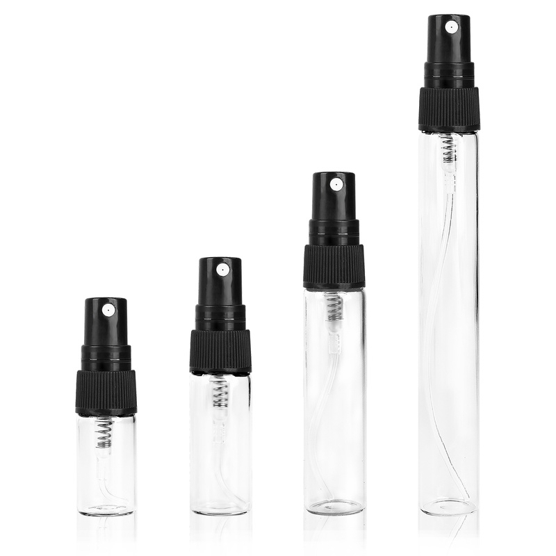 5Pcs Botol Spray Kaca Mini 5ml untuk Parfum / Kosmetik / Makeup