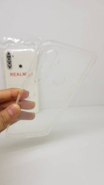 Jelly Soft Case Realme 5 Realme 5 6.5 inch TPU HD SUPER CLEAR Anti Selip + Port Cover Charger