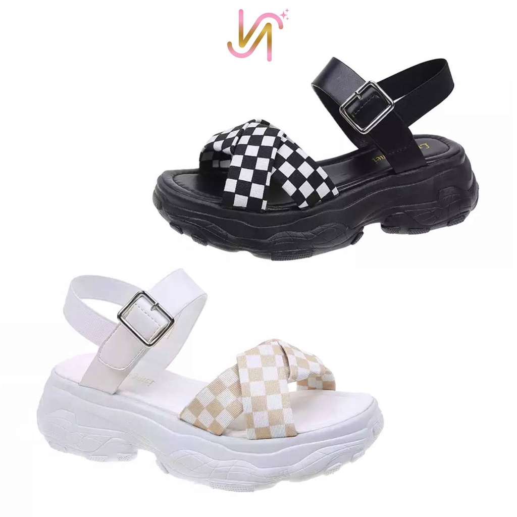 NADILASTUFF [ASLI] KIMONO PLATFORM   'BISA COD'  PLATFORM SANDAL Wanita ORI IMPORT! REALPICT KUALITAS TERBAIK