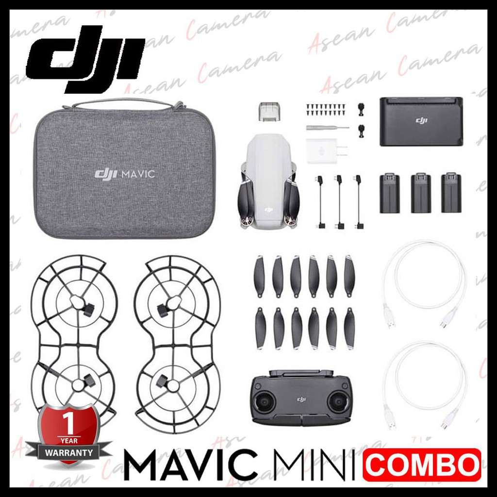 {BISA COD} Drone Kamera GPS DJI Mavic Mini Fly more Combo Garansi 1th CUCI GUDANG Kode 611