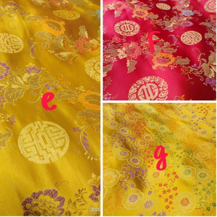 ❂ Bahan cheongsam meteran/kain congsam/baju imlek ❋