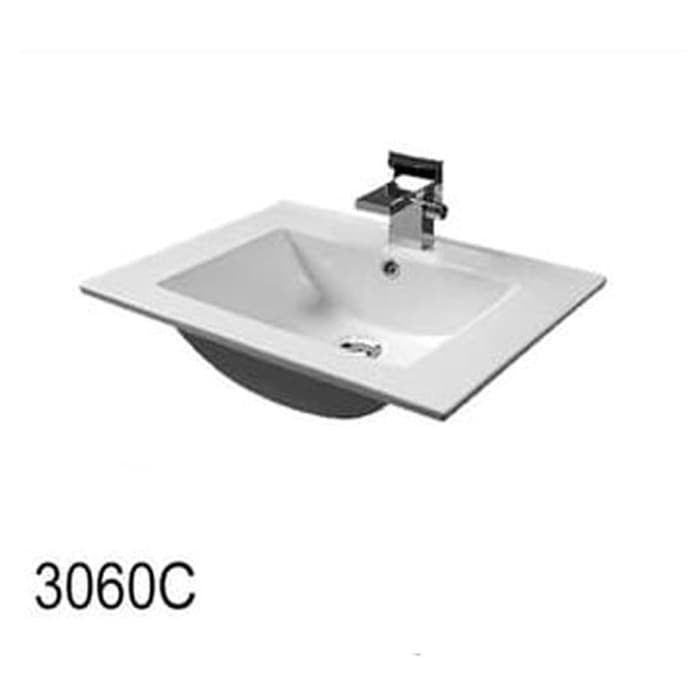 WASTAFEL WASHTAFEL MEJA WIKEA UNDER COUNTERTOP BASIN WIKEA 3060C