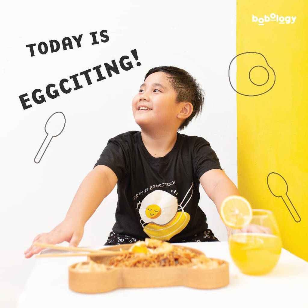 Pyjamas Egg (Pyjamas Only) – BOBOLOGY (Piyama PJ Baju Tidur Baju Rumah Kaos Anak)