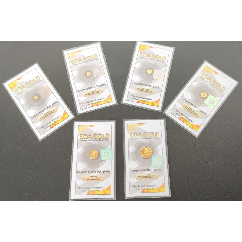 emas murni EOA GOLD logam mulia emas 24 karat