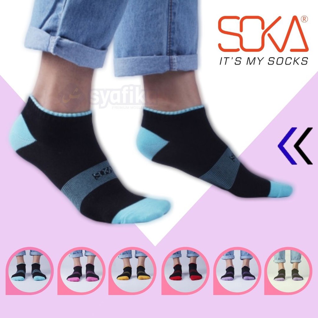 Kaos Kaki Pendek SOKA Daily Hybrid Sangat Nyaman dan Cocok Untuk Kegiatan Sehari-hari