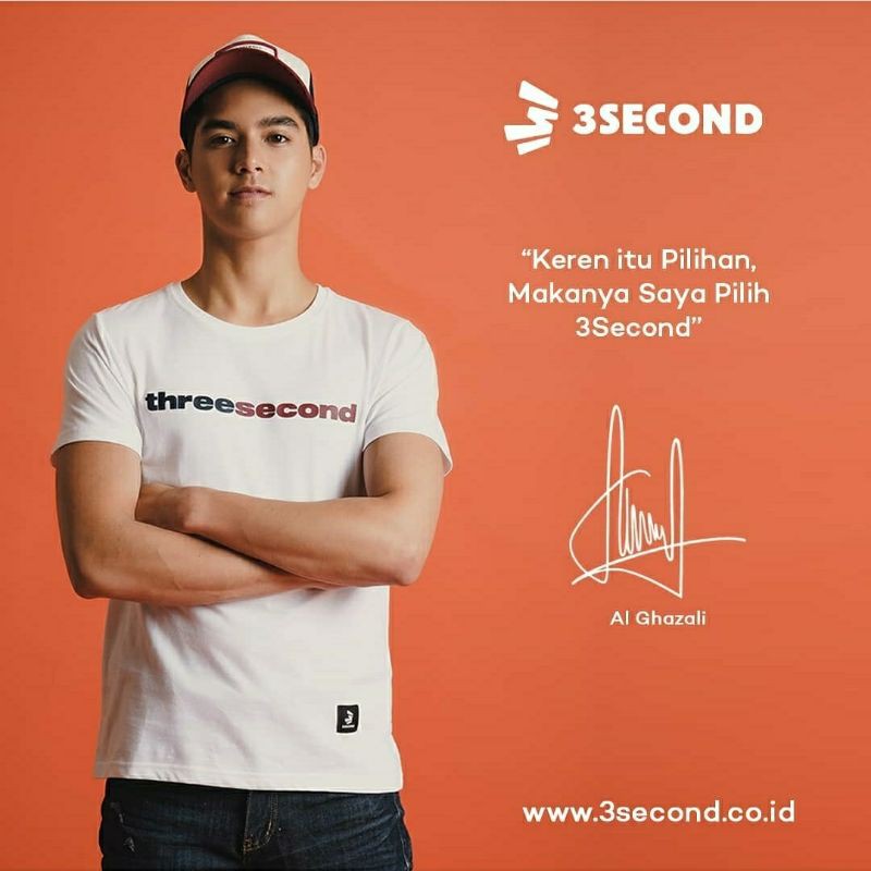 KAOS 3SECOND/KAOS 3SECOND PRIA/KAOS 3SECOND TERLARIS/KAOS 3SECOND COD