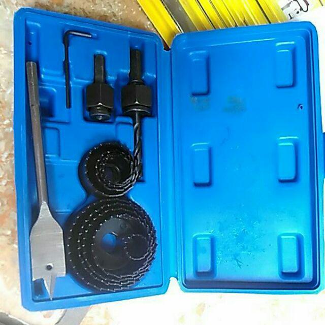 Orange Holesaw Kit 13 Pcs Hole Saw Set Kit Mata Bor Pelubang Kayu