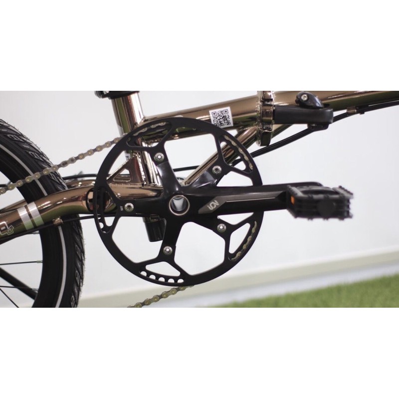 Sepeda Lipat Element Troy 10s Gold Edition Chrome Frame Chromolly Garansi 5 tahun SNI kredit cicilan-7