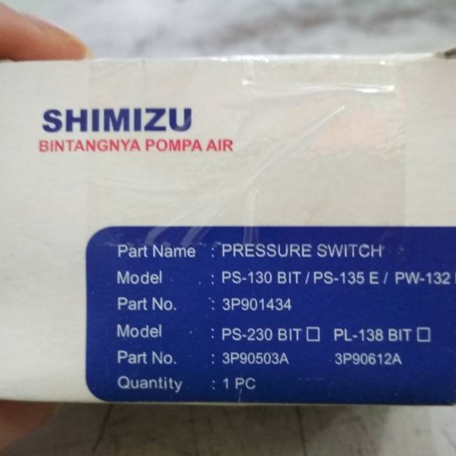 Pressure switch Pompa Shimizu
