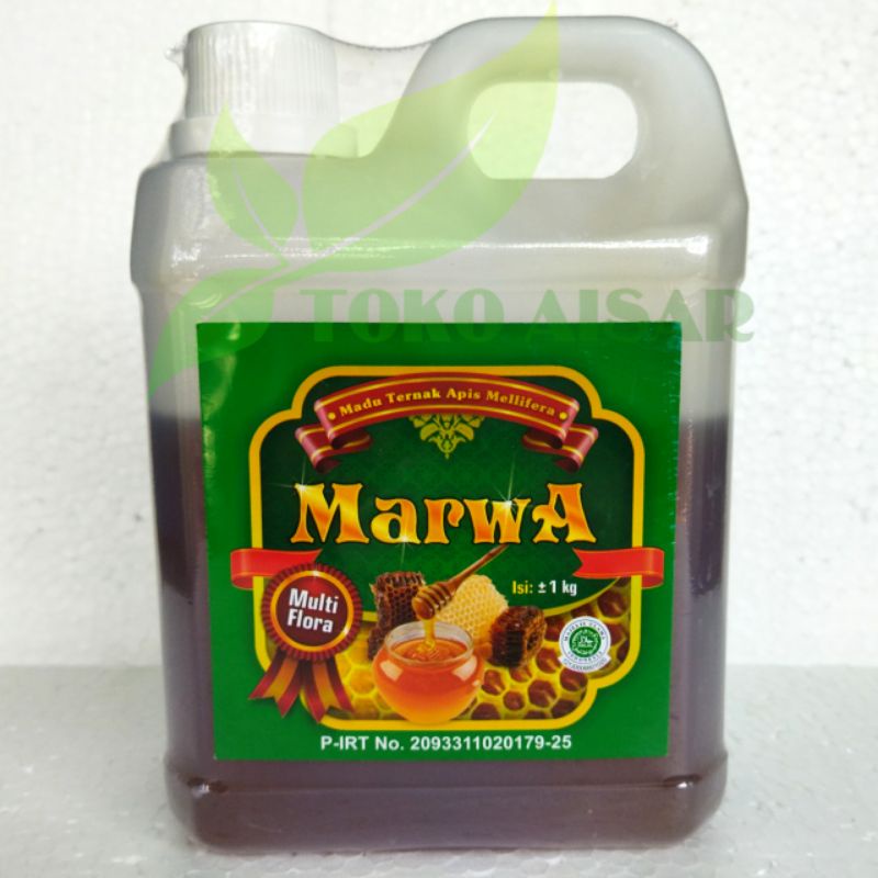 madu Multiflora MARWA 1 kg Al-Ghuroba ori