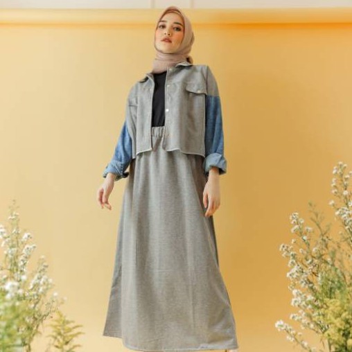 JADEN ONE SET / Baju setelan atasan dan rok / Top 2in1 with skirt