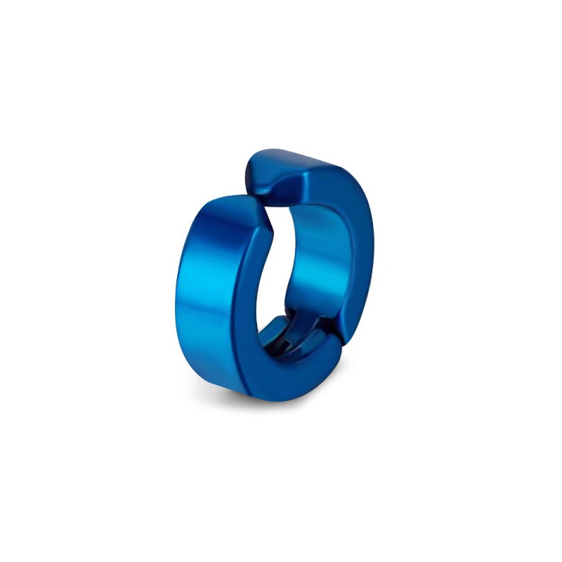 One Piece Versi Korea Sederhana Cincin Anting-Anting Tren Anting-Anting Pria Tanpa Tindik Telinga Klip Gothic Manset Anting-Anting Hip Hop perhiasan