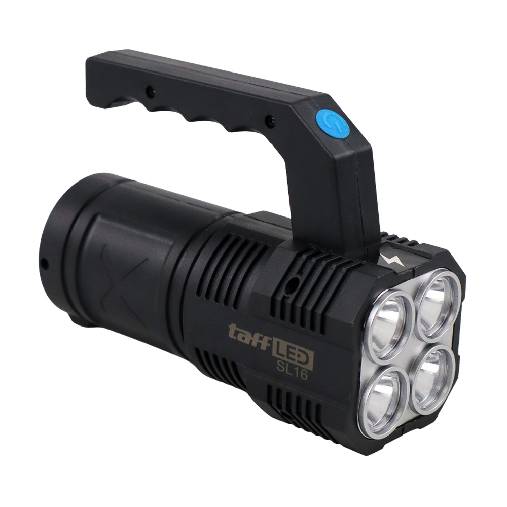 Senter Darurat Multifungsi Portable Flashlight Rechargeable LED+COB 1200mAh - SL16 - 7CFL02BK Black