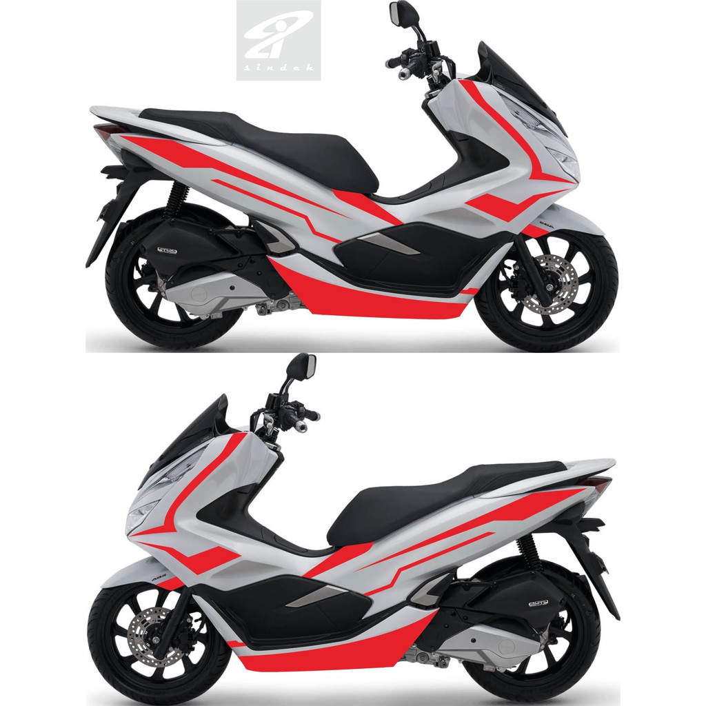 CUTTING STICKER MOTOR STRIPING STIKER MOTOR PCX KEREN BERKUALITAS - 02