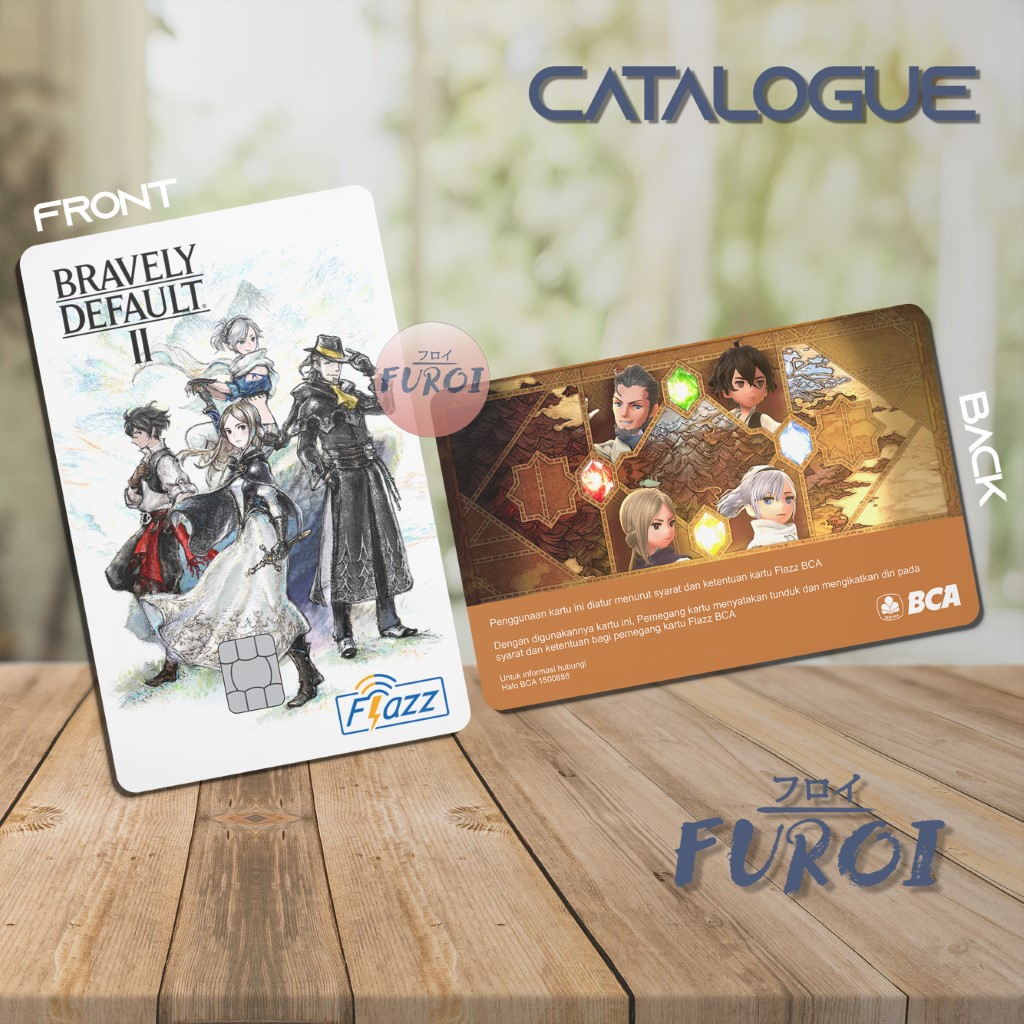 Custom Flazz BCA | Custom Emoney Mandiri | Bravely Default 2