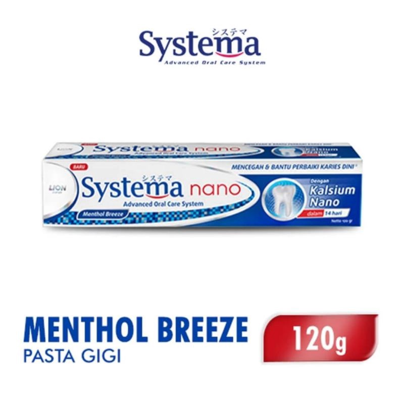 SYSTEMA Pasta Gigi Menthol Breeze 120gr / SYSTEMA Pasta Gigi Spring Fresh 120gr / Systema 120gr