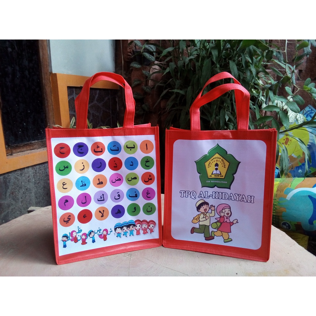 Tas Souvenir / Goodie Bag Desain Suka-suka 2 sisi