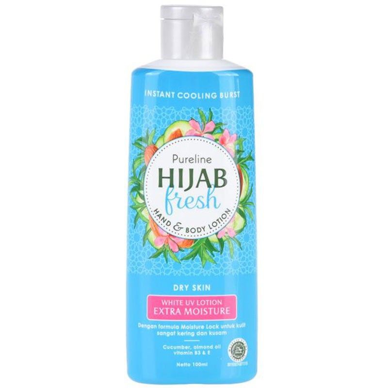 Pureline Hijab Fresh 100ml dan 200ml (Hand &amp; Body lotion)