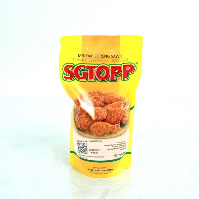 

Minyak Goreng SGTOPP 900 ml pouch