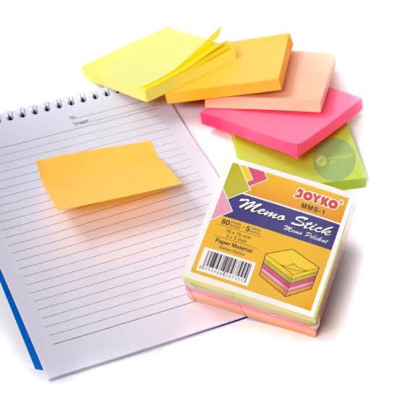 

MMS-1 Sticky note Memo Tempelan kertas Bookmark Joyko