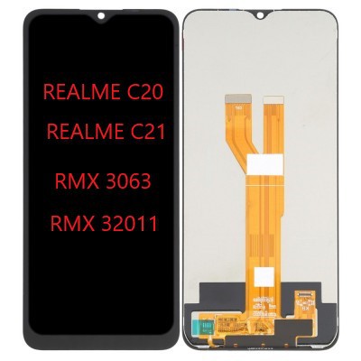 LCD REALME C20 / REALME C21 / RMX 3063 / RMX 32011 ~ FULLSET + TOUCHSCREEN ~ KUALITAS ORIGINAL