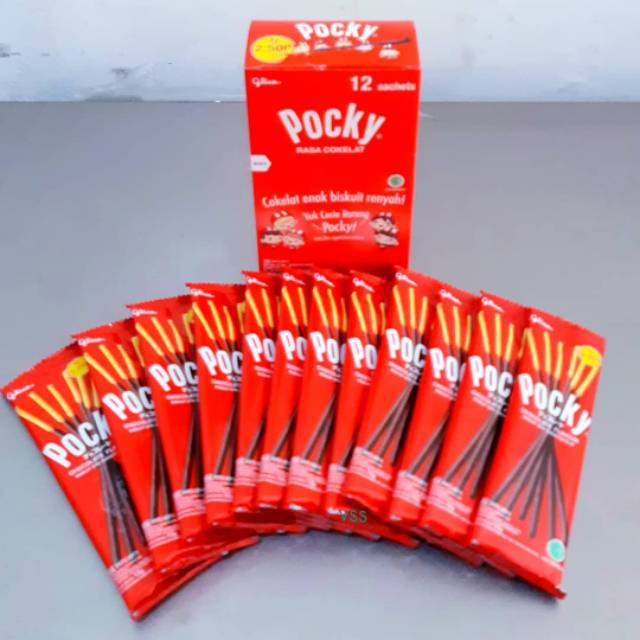 

POCKY SINGLE SACHET ISI 12PC