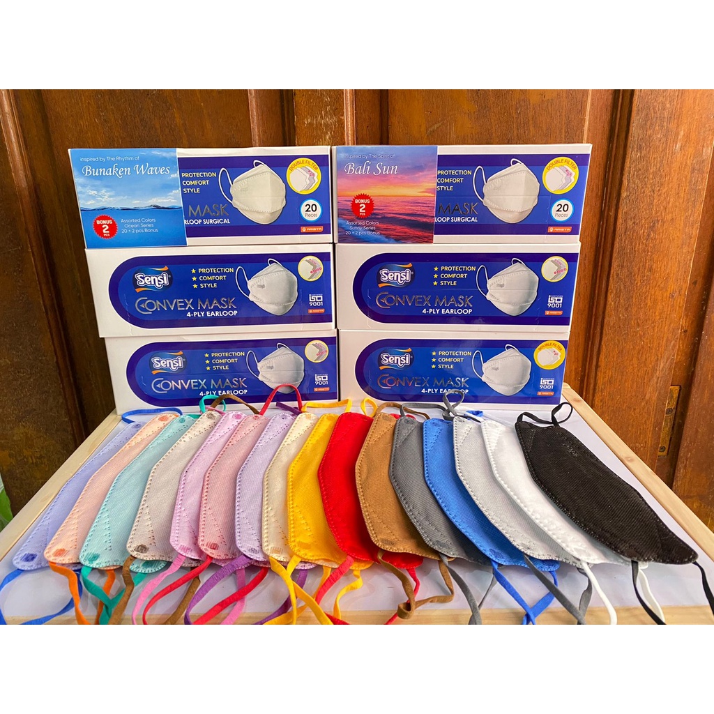 MASKER SENSI CONVEX 5 PLY 3D MASK ISI 20 ISI 22 ISI 30