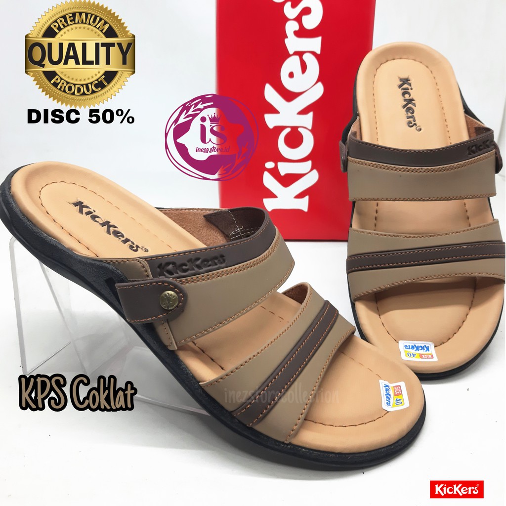 SANDAL PRIA / COWOK KICKERS SLOP TERBARU MO7 MURAH GROSIR