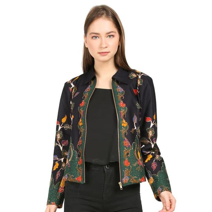 Terbaru Shvana Jaket Alena Afita Hijau-Batik Pekalongan (Po) - Hijau, Xs 32 Sale