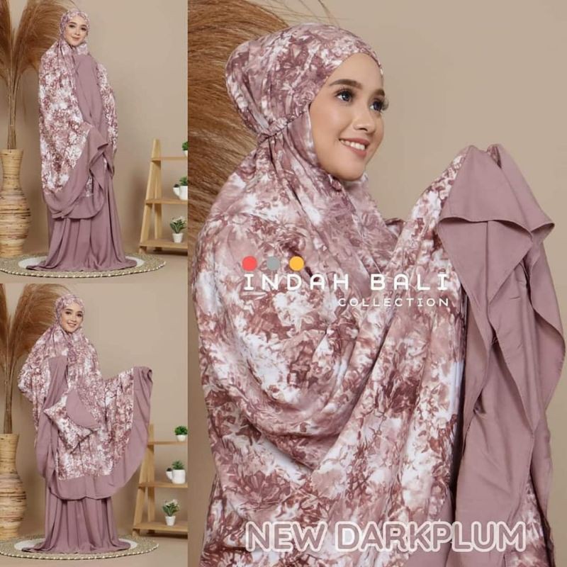 Mukena Bali Tie dye Smoke Atas super jumbo