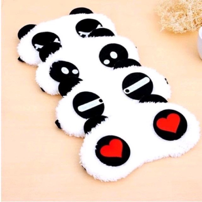 DC - PENUTUP MATA KARAKTER PANDA / PENUTUP MATA SLEEPING EYE COVER KARAKTER LUCU