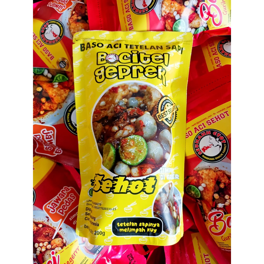 Paket Baso Aci Geprek Tetelan Sehot isi 5 pcs