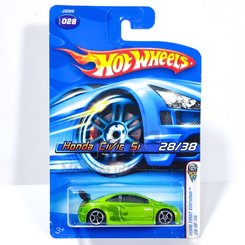 Hot Wheels Honda Civic Si Green 2006