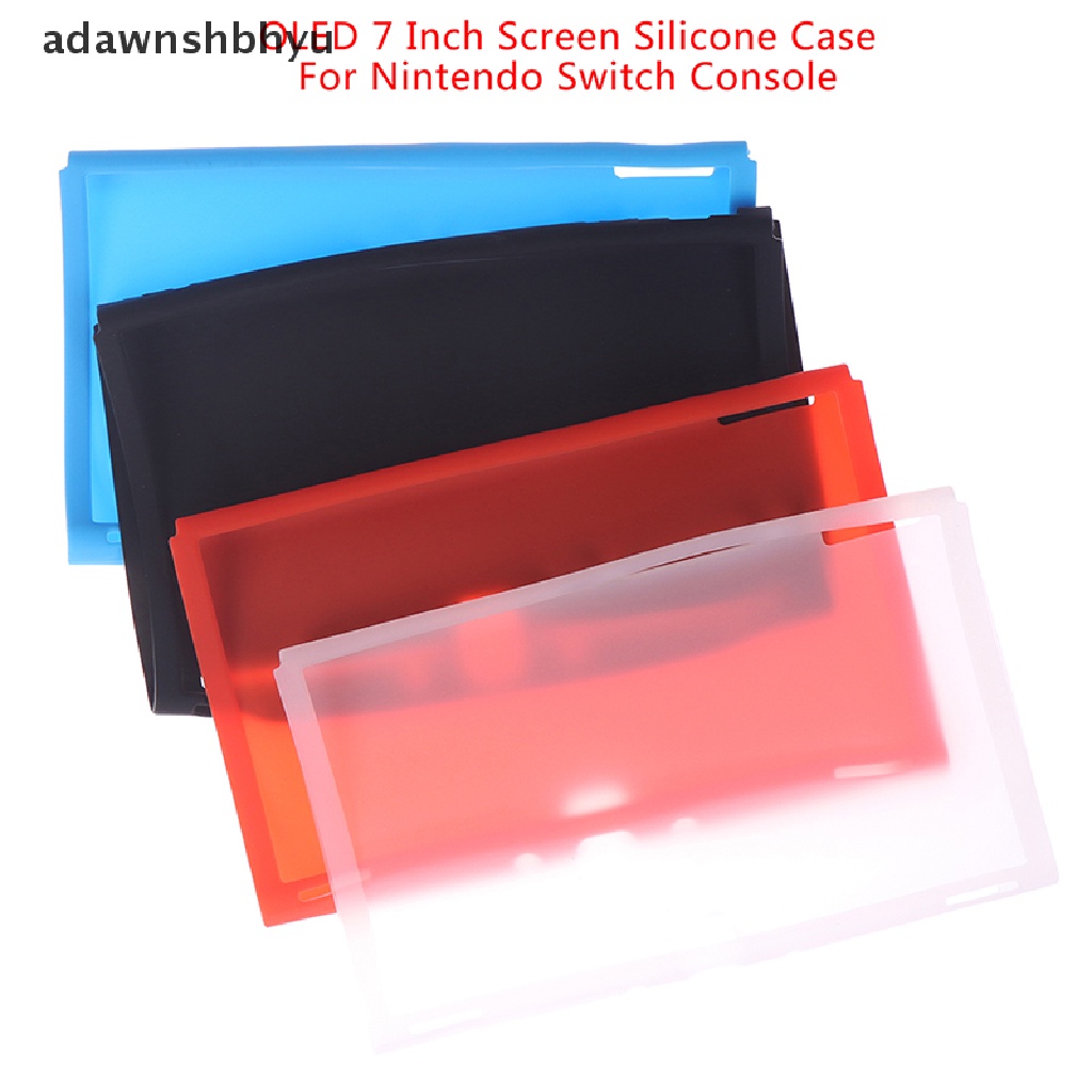 [adawnshbhyu] 1pc Casing Silikon Lembut Untuk Nintendo Switch OLED Versi Layar 7inci Penutup Kulit