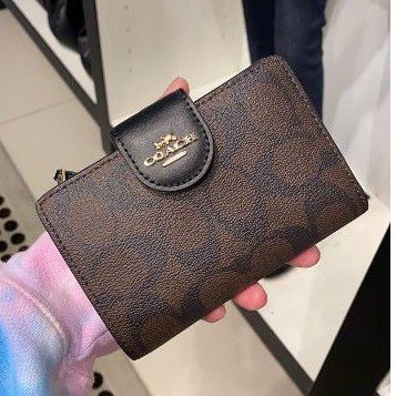 CLUTCH WALLET COACH MEDIUM SIGN MAHO ORIGINAL