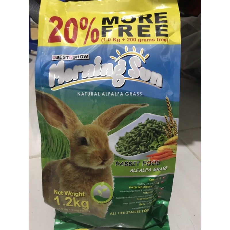 Morning Sun Alfa Alfa Grass Pelet Kelinci
