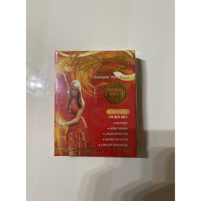 Tissue / tisu magic power merah isi 6