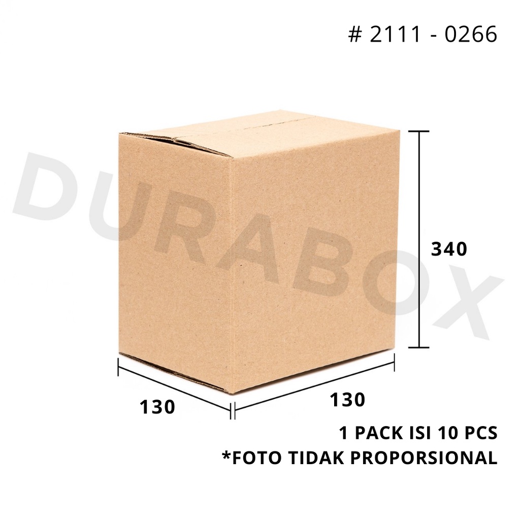 

13 x 13 x 34 cm A1 | KARDUS / KARTON BOX CORRUGATED - KEMASAN / PACKAGING / PACKING MAKANAN | #2111-0266