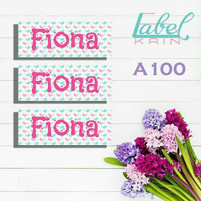 Stiker label nama baju anak seragam sekolah lucu logo hijab mukena umroh haji pondok boarding school