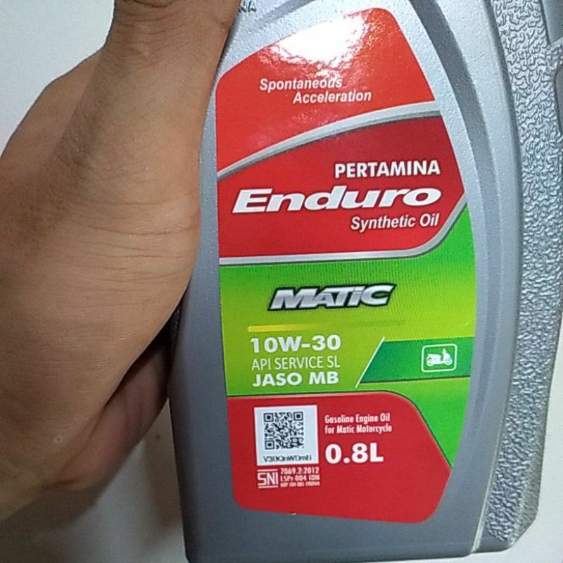 OLI PERTAMINA ENDURO MATIC 800ML + garden honda